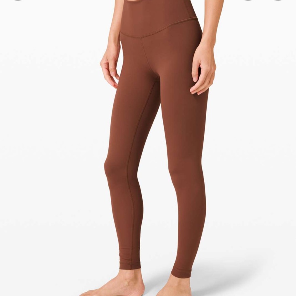 Rare Lululemon Ancient Copper Wunder Under Leggings
